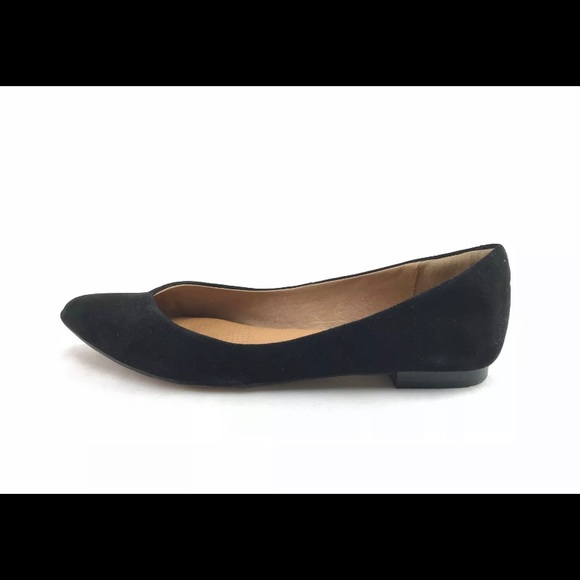 Corso Como Julia Black Suede Pointy Ballet 9 - Picture 5 of 5